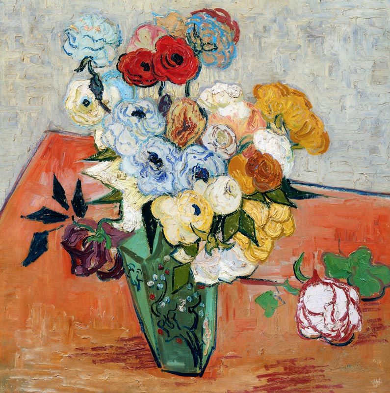 Roses and Anemones from Vincent van Gogh