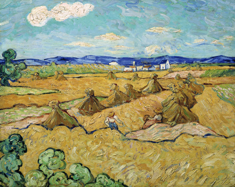 The Haystacks from Vincent van Gogh