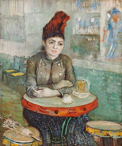 In the café. Agostina Segatori in Le tambourin from Vincent van Gogh