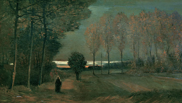 v.Gogh/Autumn landscape i.t.evening/1884 from Vincent van Gogh