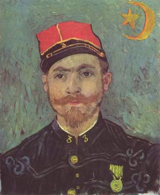 Portrait of the second lieutenant Milliet from Vincent van Gogh