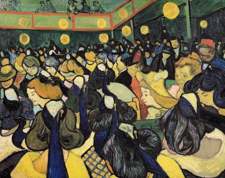 The Dance Hall at Arles from Vincent van Gogh