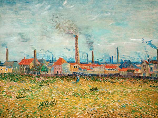 Factories in Asnières from Vincent van Gogh