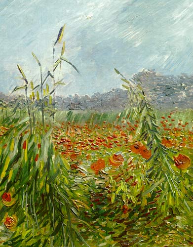Cut Green Grain Stalks from Vincent van Gogh