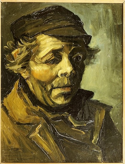 Head of a Peasant (Study for the Potato Eaters) 1885 from Vincent van Gogh