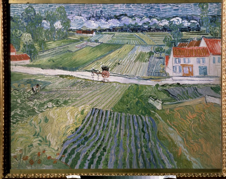 Landscape at Auvers after rain from Vincent van Gogh