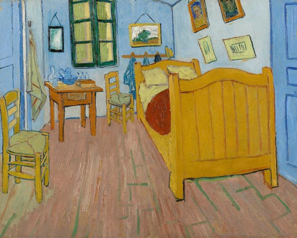 Van Gogh / The bedroom / October 1888 from Vincent van Gogh