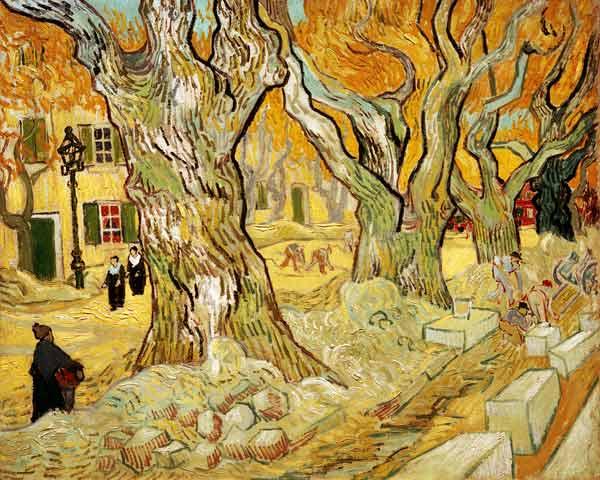 Van Gogh / Roadworks at Saint-Remy /1889