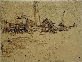 V.van Gogh, Lagergelände der Eisenbahn