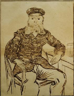 V.van Gogh, Postman Joseph Roulin/Draw.