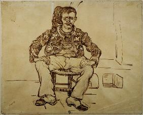 V.van Gogh, Zouave Sitting /Draw./ 1888