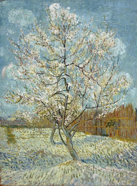 The Pink Peach Tree from Vincent van Gogh