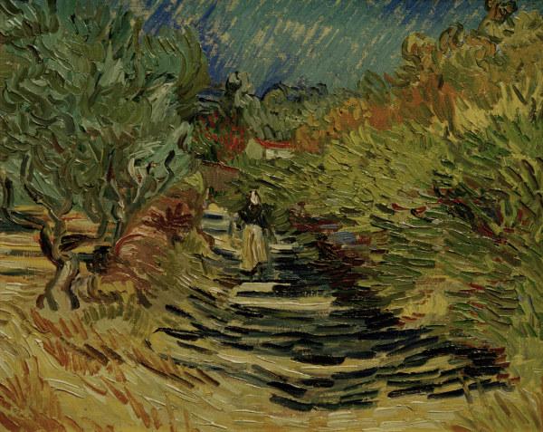 V.van Gogh, Path at St-Rémy /Ptg./1889 from Vincent van Gogh