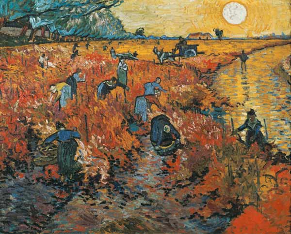 Red Vineyards from Vincent van Gogh