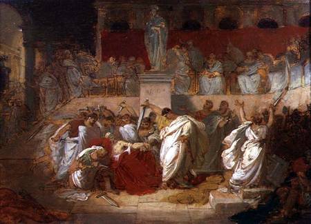 The Death of Caesar from Vincenzo Camuccini