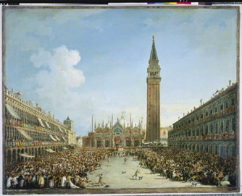 Carnival procession on the Piazza San Marco in Venice from Vincenzo Chilone
