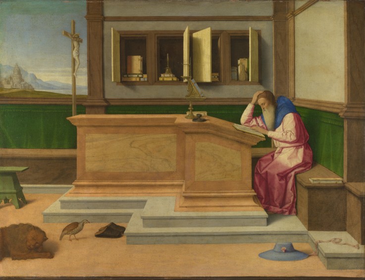 Saint Jerome in his Study from Vincenzo di Biagio Catena