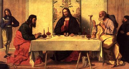 The Supper at Emmaus from Vincenzo di Biagio Catena