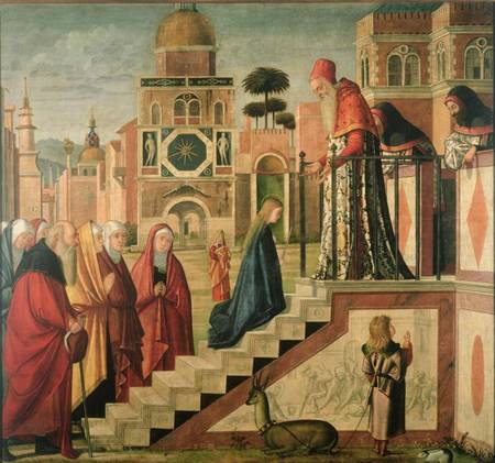 Presentation of Mary in the Temple, oil on canvas from Vittore Carpaccio