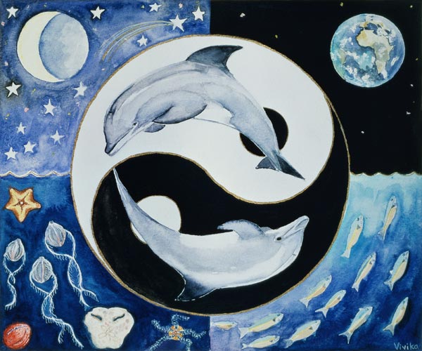 Dolphins (month of May from a calendar)  from Vivika  Alexander