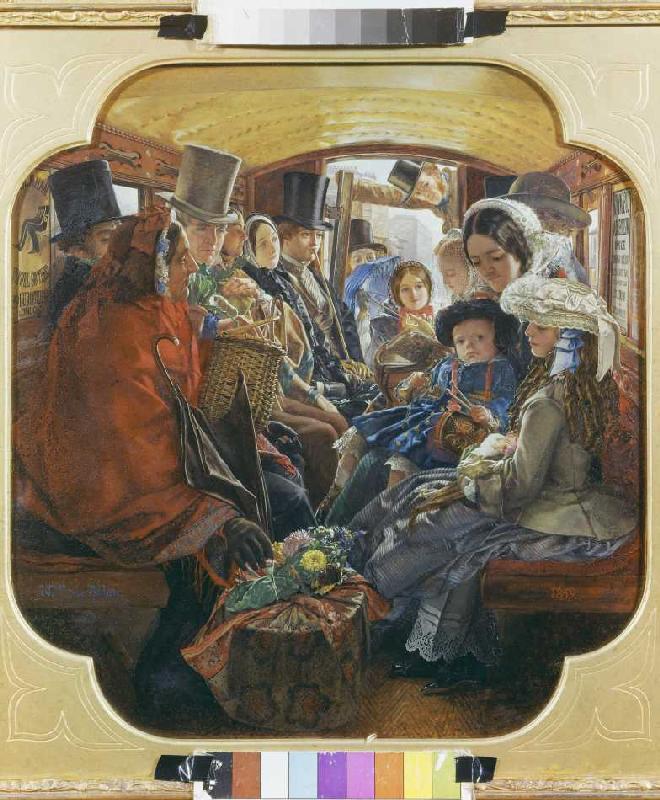 Bus Interior (bus Life in London 1859) from W. M Egley