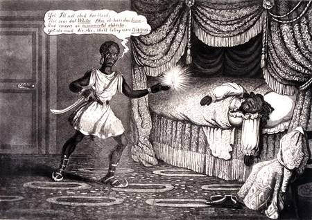 Tregears Black Jokes - Othello, engraved by Hunt from W. Summers
