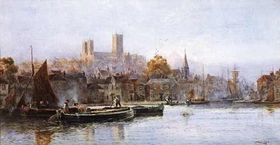 Lincoln Cathedral from the River from Walker Stuart Lloyd
