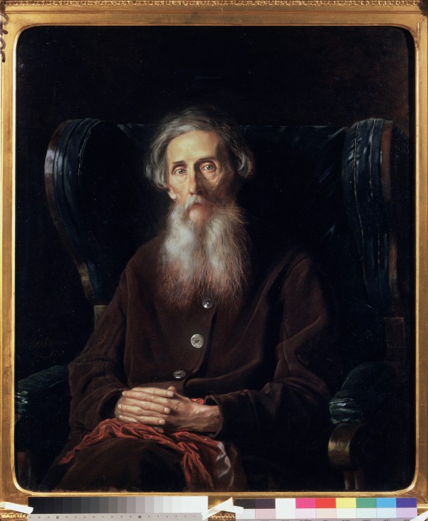 Portrait of the author and lexicographer Vladimir Dal (1801-1872) from Wassili Perow