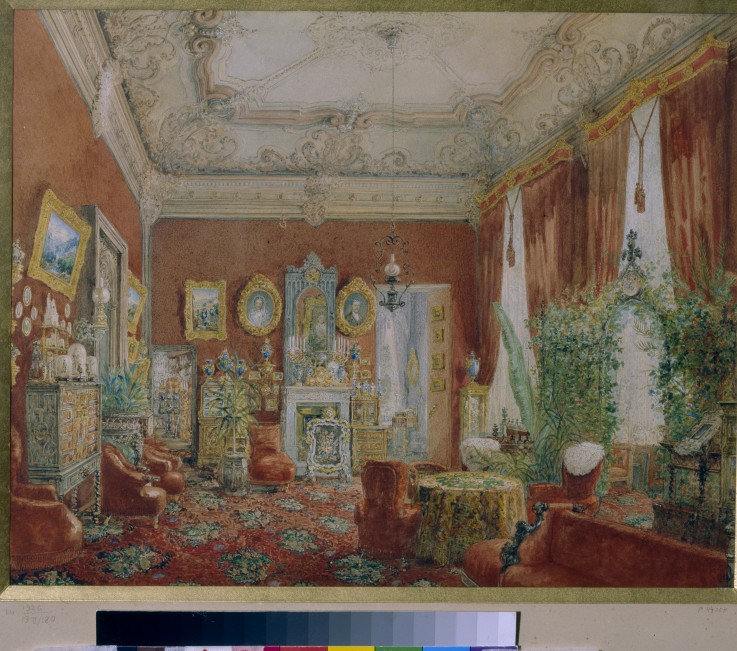 The Family Living Room in the Yusupov Palace in St. Petersburg from Wassili Sadownikow