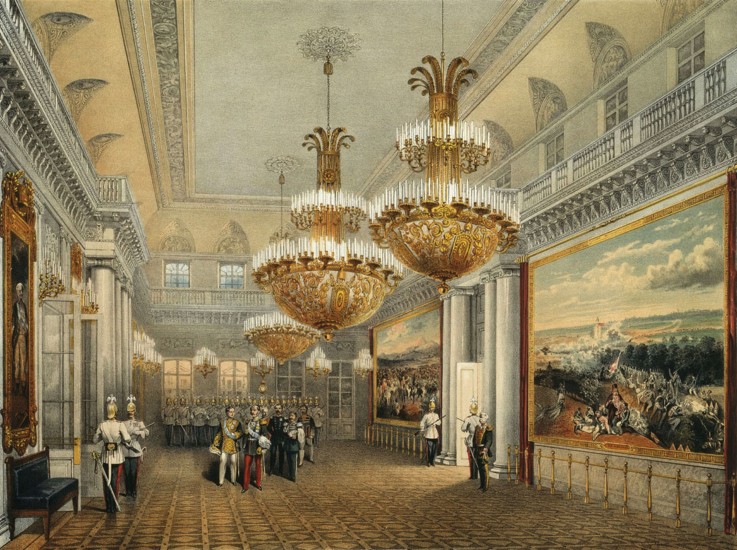The Field Marshals' Hall of the Winter Palace in Saint Petersburg from Wassili Sadownikow