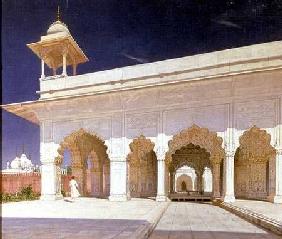 Throne Room of the Shah Jahan Fort in Delhi