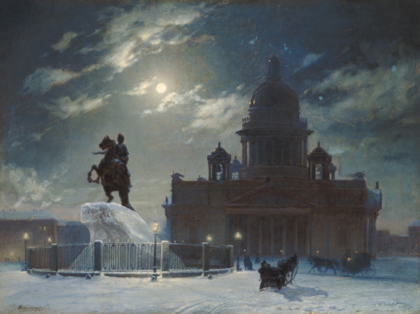 St.Petersburg, Isaac Cathedral  from Wassilij Iwanowitsch Surikow