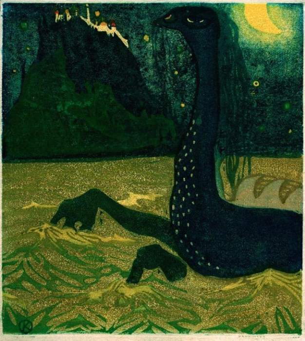 Moonlit Night from Wassily Kandinsky