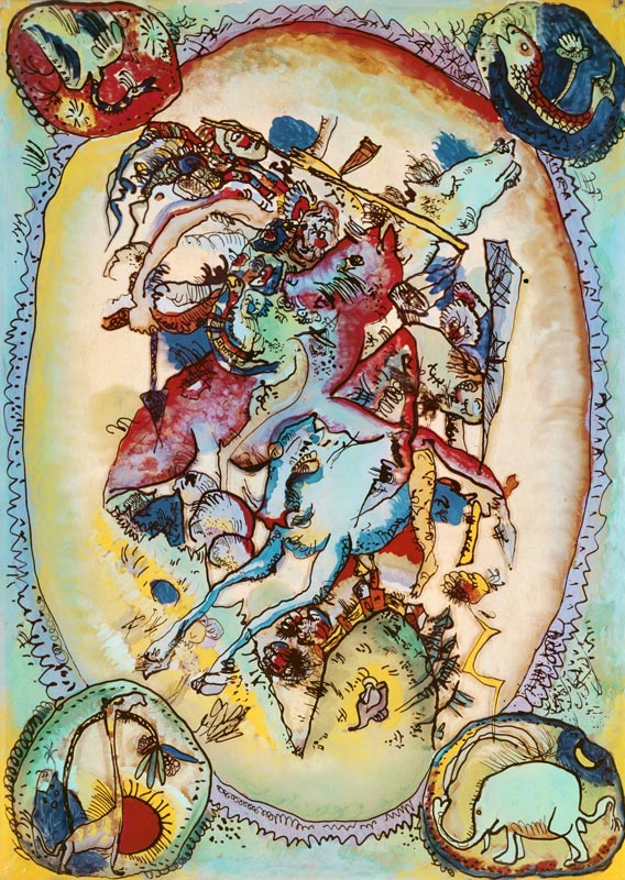 Apocalyptic rider II. from Wassily Kandinsky