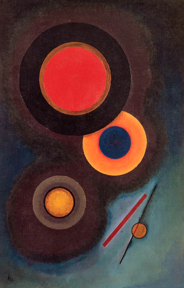 Composition with circles and lines from Wassily Kandinsky