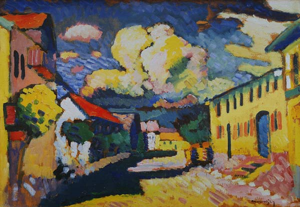 Murnau - Dorfstraße from Wassily Kandinsky