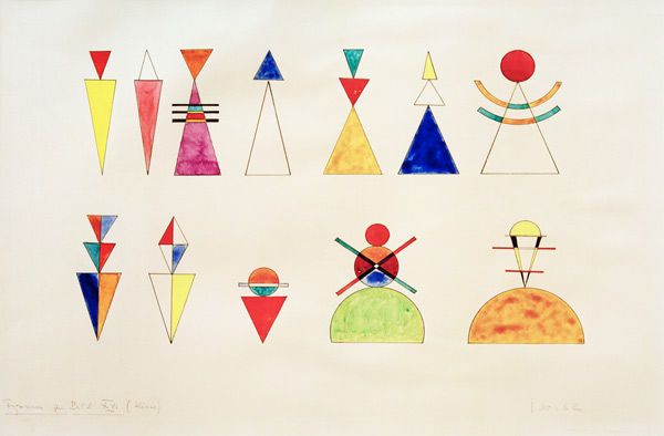Pictures at an Exhibition, Figures, Image XVI from Wassily Kandinsky