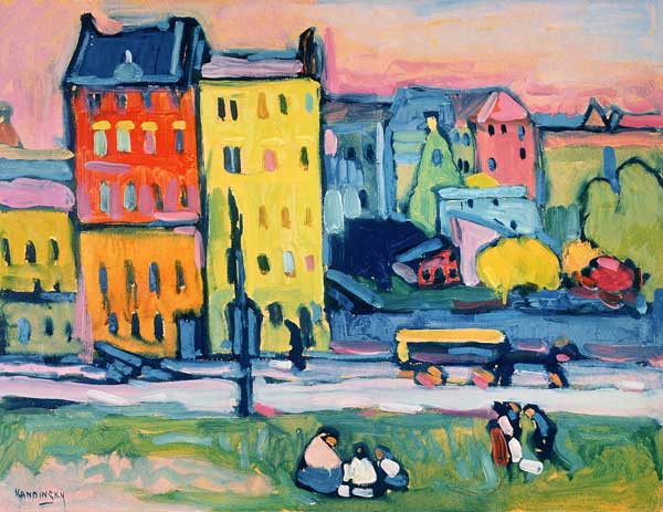 Houses in Munich from Wassily Kandinsky