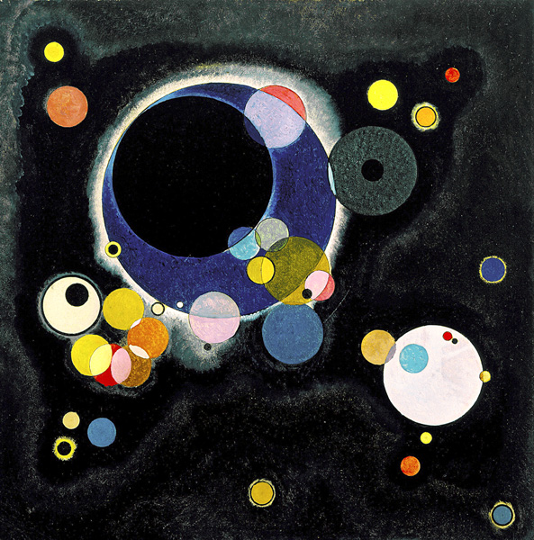Sketch for Several Circles from Wassily Kandinsky