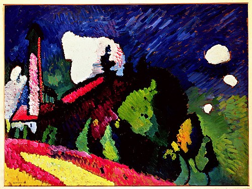 Landscape with a Steeple from Wassily Kandinsky