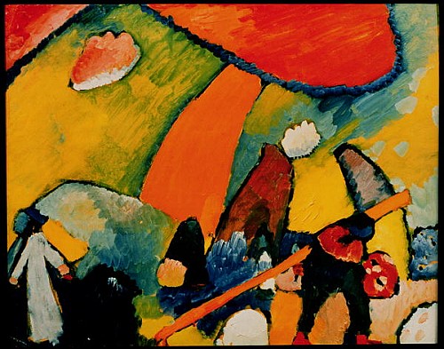 On the Beach from Wassily Kandinsky