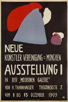 Poster a new artist union Munich
