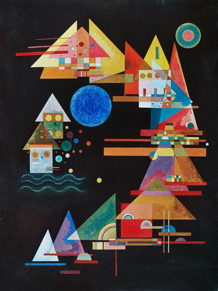 Tops in the bend from Wassily Kandinsky