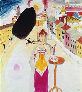 Woman in Moscow