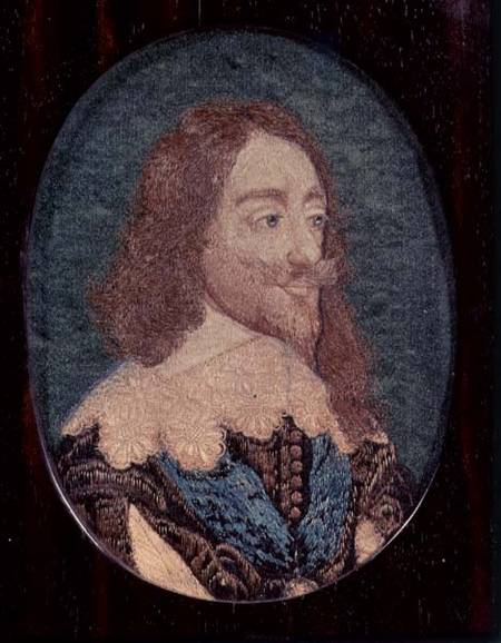 Portrait of Charles I (1600-49) from Wenceslaus Hollar