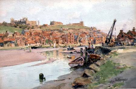 Rosy Evening, Whitby from Wilfred Williams Ball