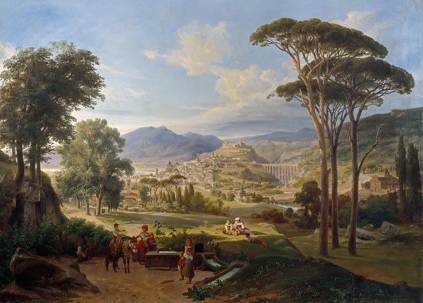 Ansicht von Spoleto from Wilhelm Ahlborn