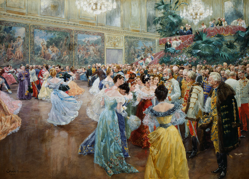 Court ball in Vienna from Wilhelm Gause