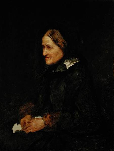 Helene Leibl, the Aunt of the Artist from Wilhelm Maria Hubertus Leibl