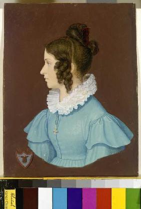 Josephine Suttner, the bride of the artist.
